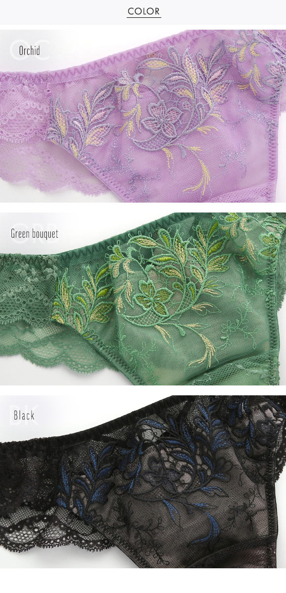 Champetre bouquet シャンペトルブーケ ショーツ Tバック バックレース M 単品 LA VIE A DEUX ラヴィアドゥ DOMESTIC UNDER