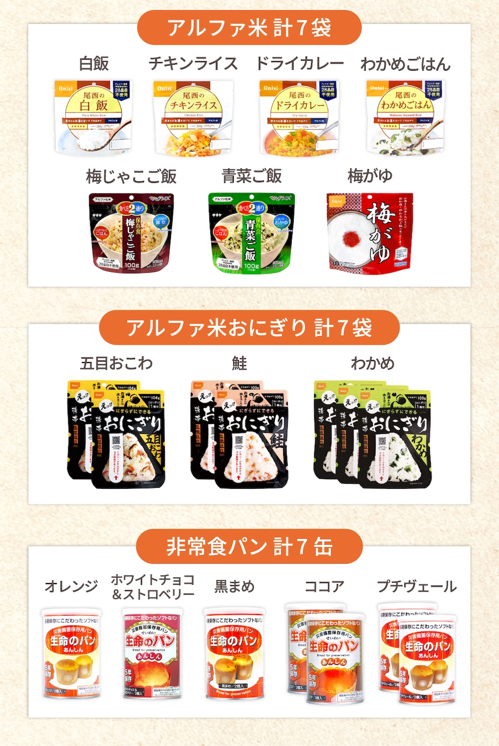 内容品概要-ごはん