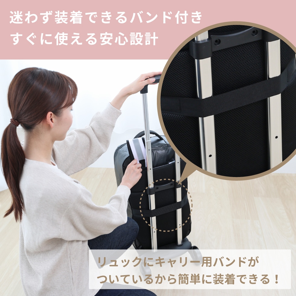 底まで開く 防災リュック 単品