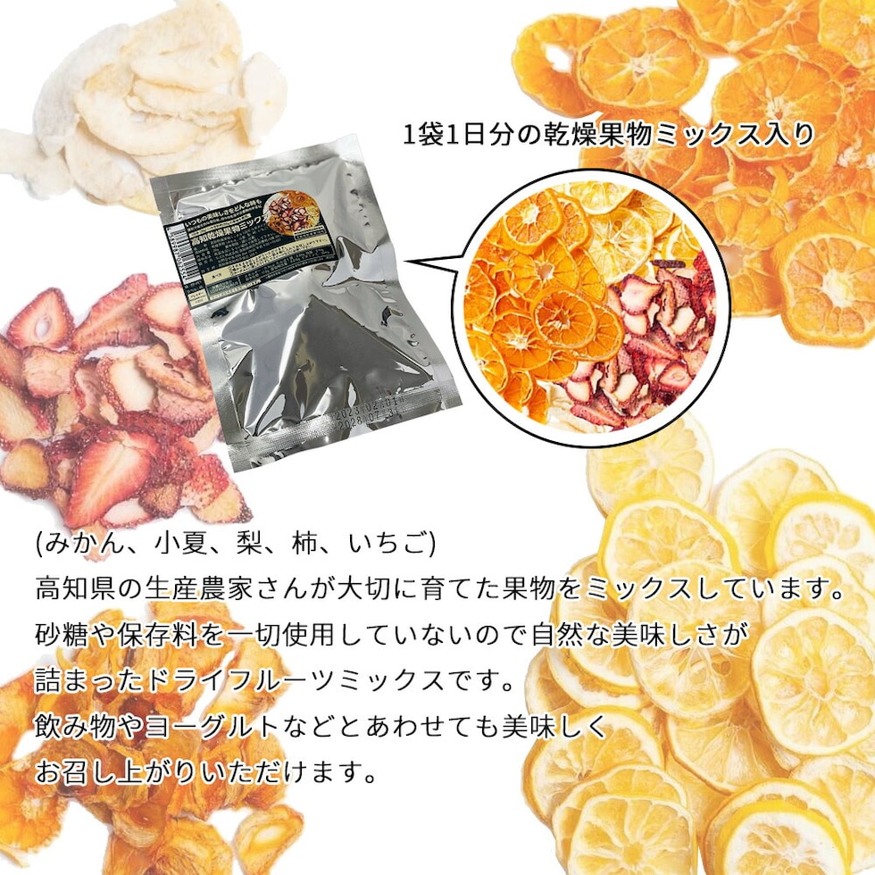 高知乾燥果物ミックス(5年保存タイプ)
