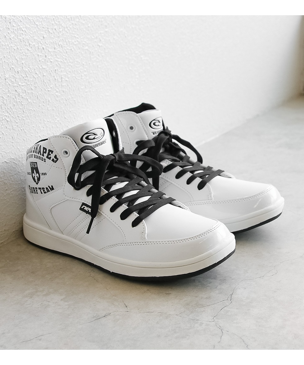 dショッピング |スニーカー メンズ 靴 ハイカット 白 黒 ホワイト 