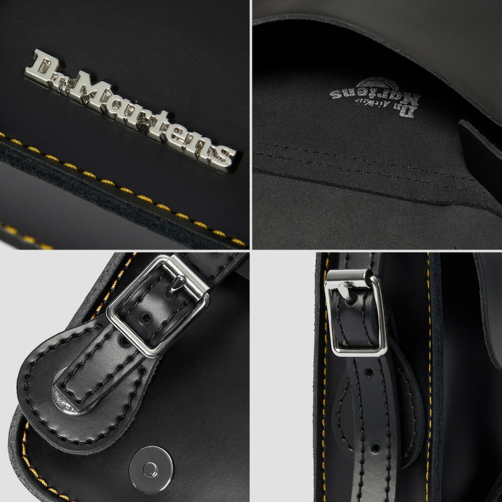 【Dr.Martens】サッチェルバッグ 7インチ　ショルダーバック　ブラック Dr.Martens ドクターマーチン ショルダーバッグ レディース