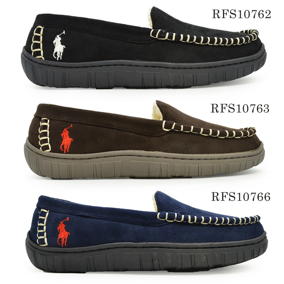 USA製 POLO RALPH LAUREN レザー × ウール モカシン USA製 POLO RALPH