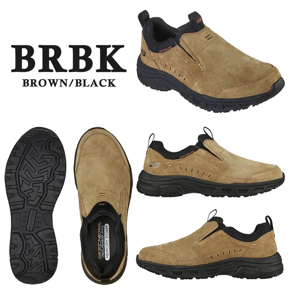 dショッピング |12%OFF スケッチャーズ スニーカー スリッポン メンズ OAK CANYON オーク キャニオン SKECHERS 237282  BBK BRBK 2022秋冬 撥水加工 | カテゴリ：の販売できる商品 | TSURUYA (3234-skc-m-237282 -01)|ドコモの通販サイト