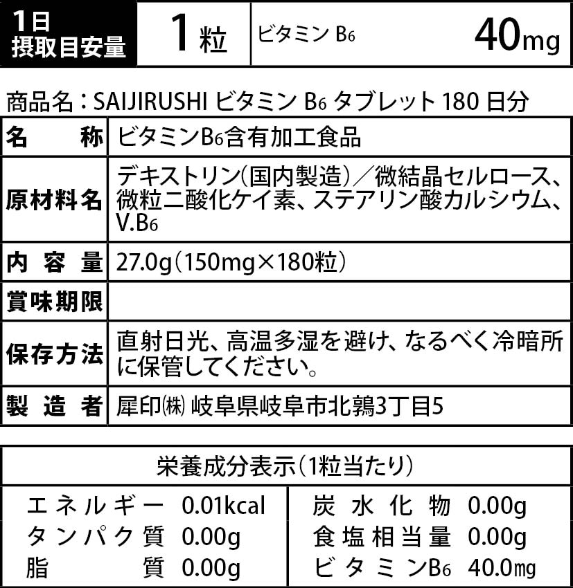 成分表