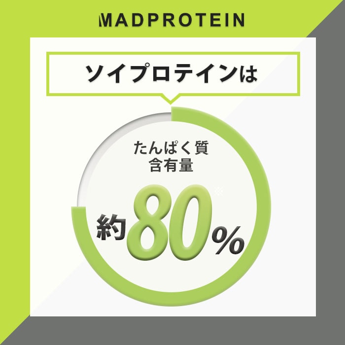 ソイプロテイン_たんぱく質含有量約80%