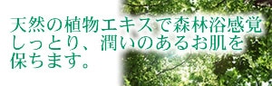 森林浴感覚の入浴液