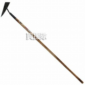 千吉金・三角型長柄草削り・1350MM・園芸道具・土農具・立鎌・DIYツールの画像