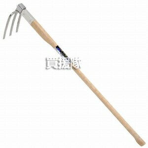 千吉金・選べる鍬ステン三本爪鍬中・1050MM・園芸道具・鍬・特殊鍬・DIYツールの画像