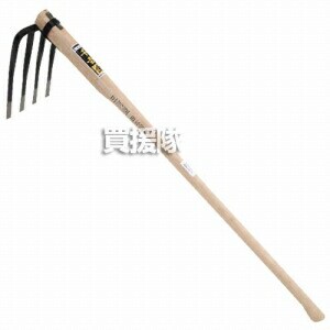 千吉金・三河型四本備中鍬・3．5シャク・園芸道具・鍬・地域鍬・DIYツールの画像