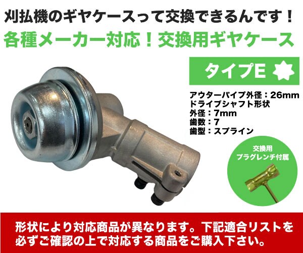 各種メーカー対応!交換用ギヤケース