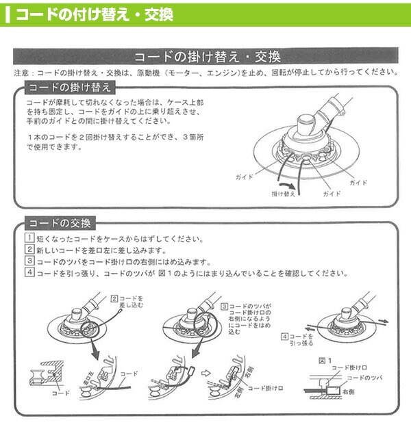 コードの付け替え・交換