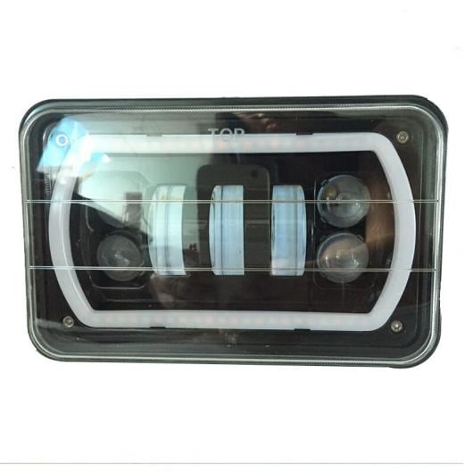 dショッピング |ペア 5インチ 4X6 DRL LED ヘッドランプ 4X6 LED