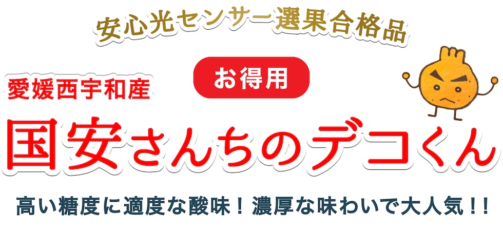 愛媛西宇和産お得用デコくん
