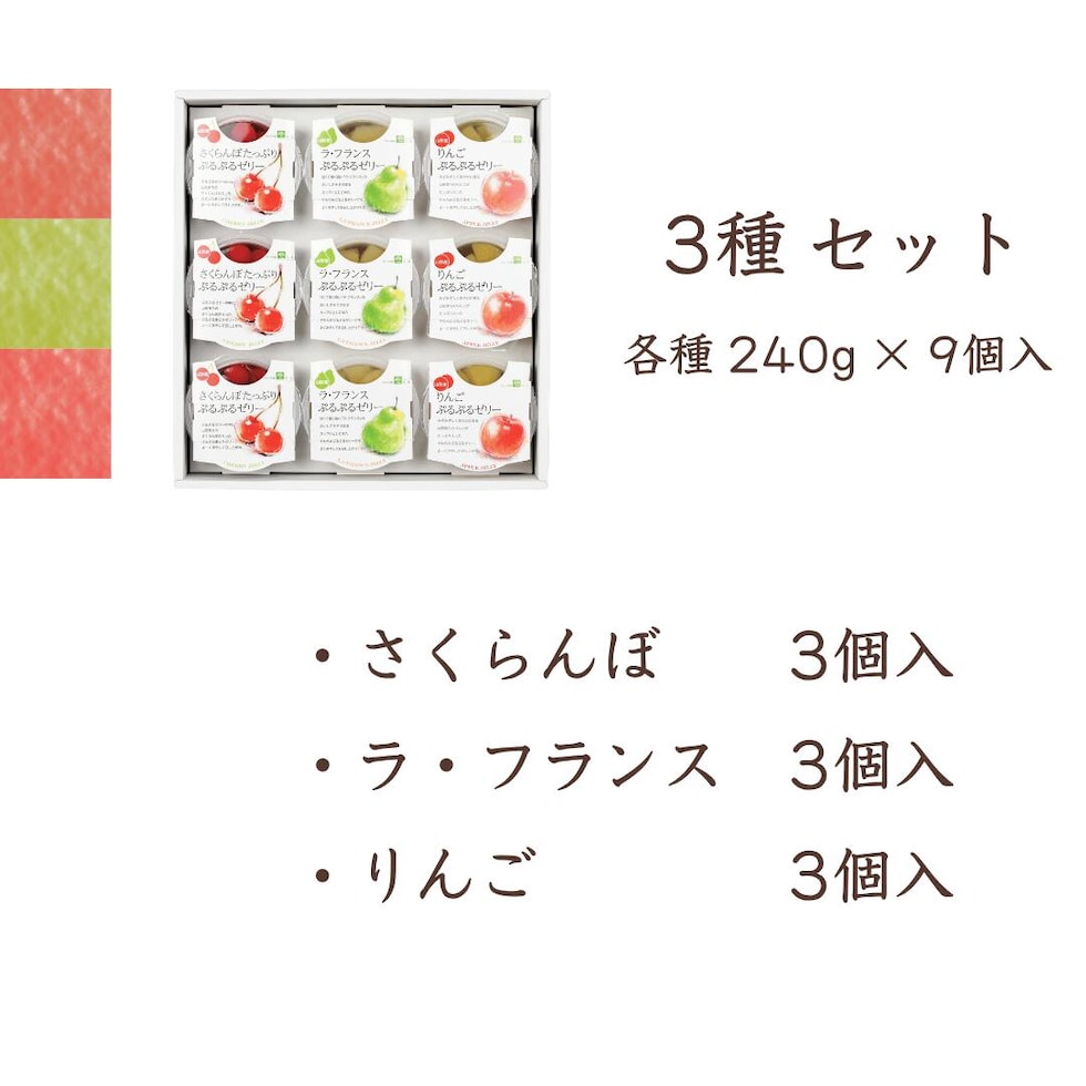 3種ゼリー