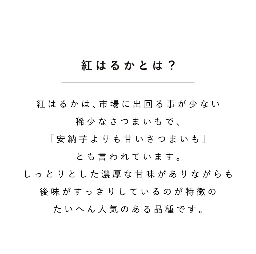 紅はるかとは？