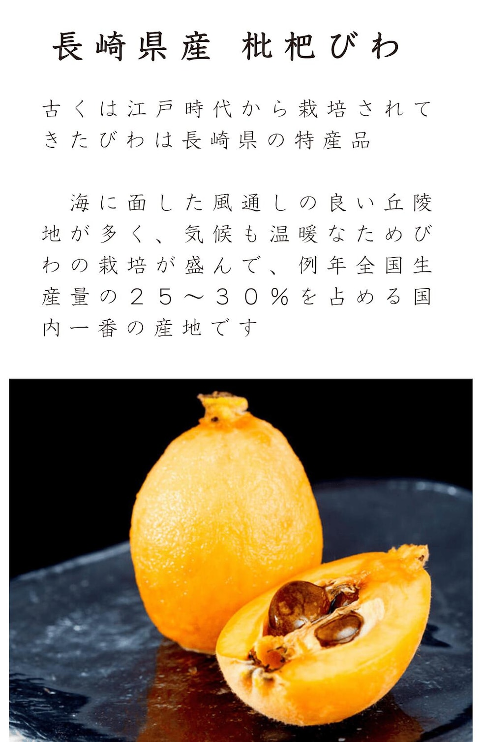 長崎県産びわについて