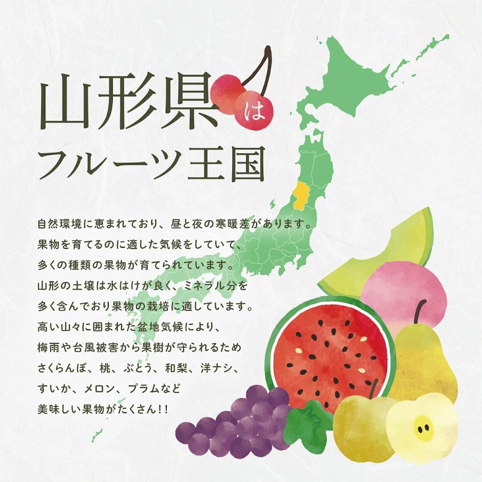 産地・山形県について