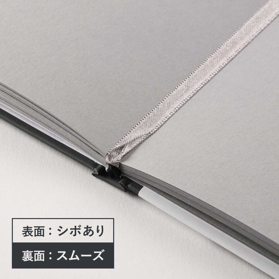 キャンソン グラジュエイトブック ミックスメディア グレーペーパー A5変型 (C31200L033)