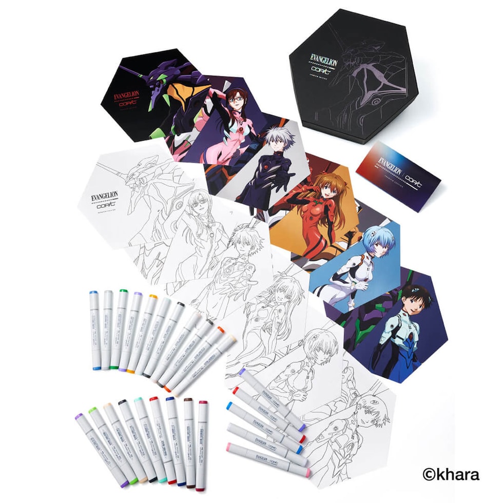 (予約販売)(数量限定) Too コピック EVANGELION×COPIC EVA Color Set コピックスケッチ プレミアムエディション (12502133) エヴァンゲリオン 