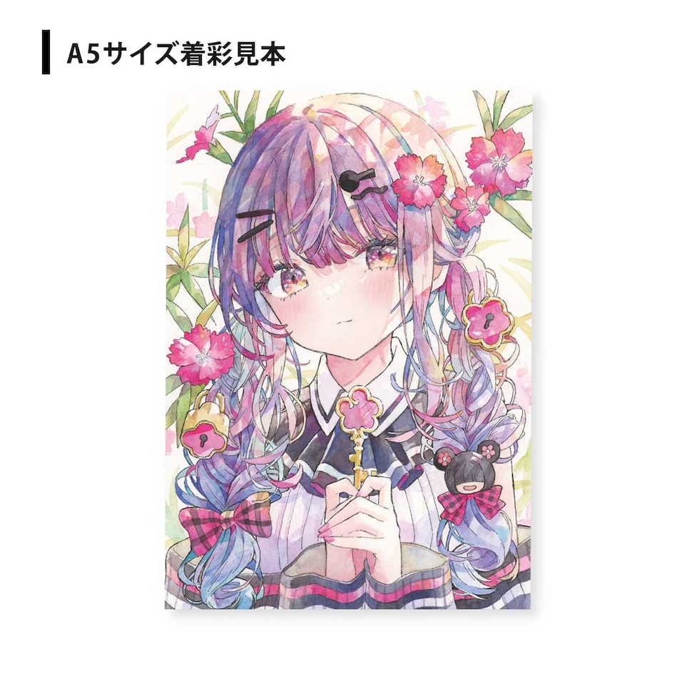 優子鈴セレクト シュミンケホラダム透明水彩絵具 ドットパレット12色+線画セット ネコポス可