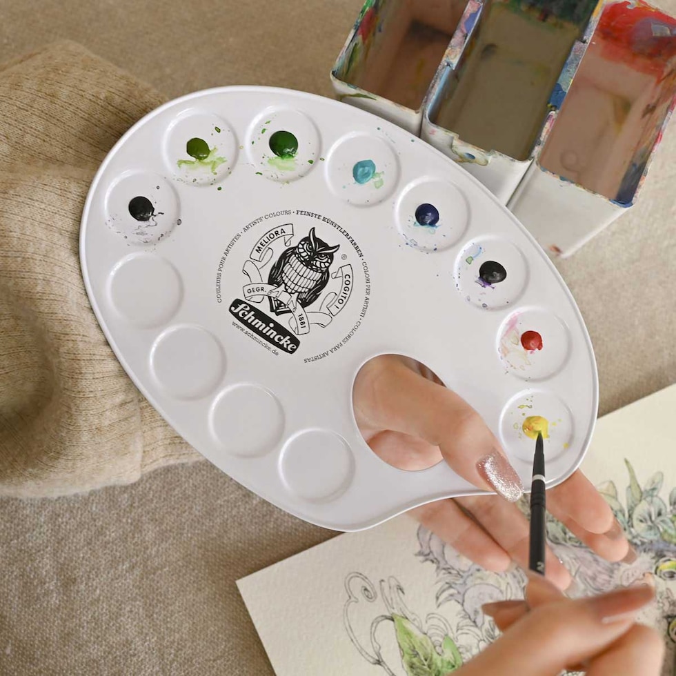 (系列店限定) シュミンケ マツダケン ドットパレットセット＋インターロン1026?2号 Shmincke ネコポス可