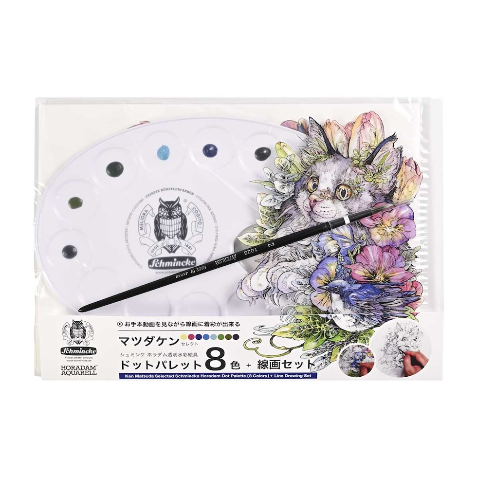 (系列店限定) シュミンケ マツダケン ドットパレットセット＋インターロン1026?2号 Shmincke ネコポス可