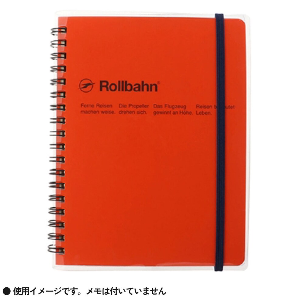 Rollbahn(ロルバーン) ポケット付メモカバークリアL 500677