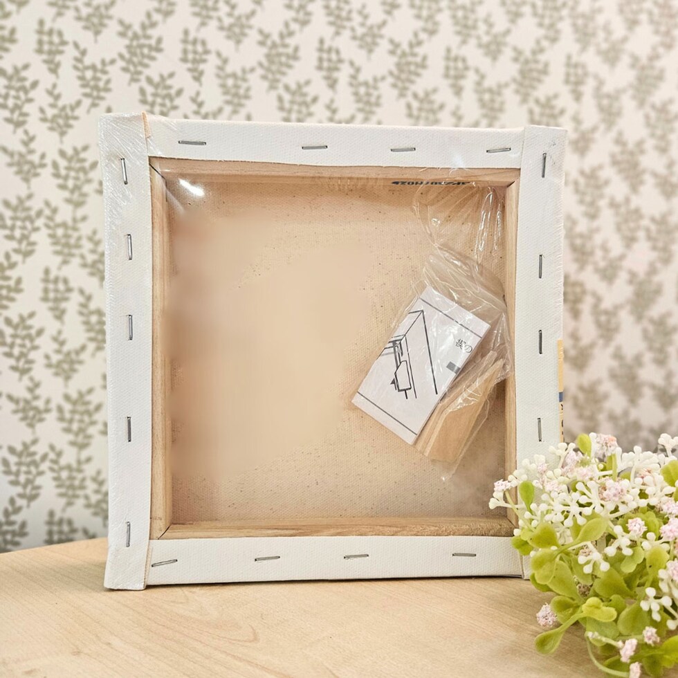 那須野画材工業 キュービックキャンバス 20×20cm 白 (NGCC2020W)