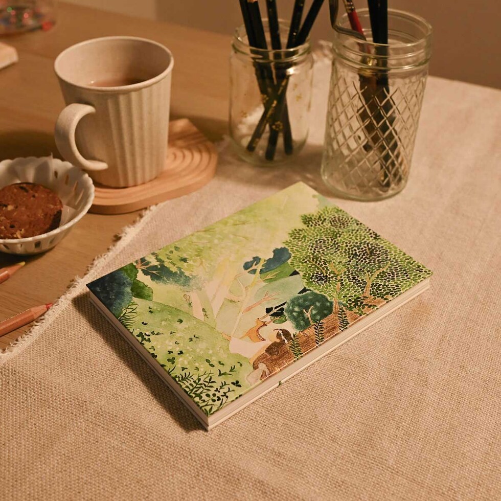 フェリッティ アーティストスケッチブック B6 森林浴 artist by 真由 (FESB-30168) ネコポス可