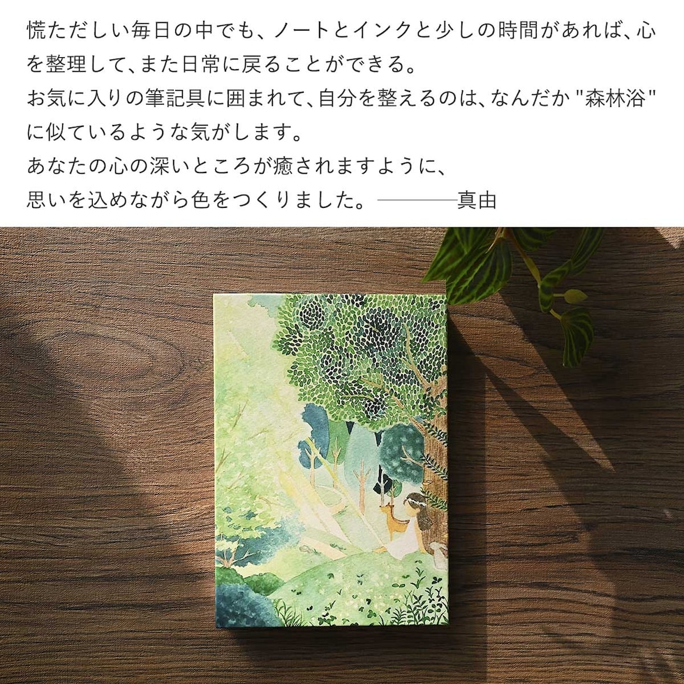 フェリッティ アーティストスケッチブック B6 森林浴 artist by 真由 (FESB-30168) ネコポス可