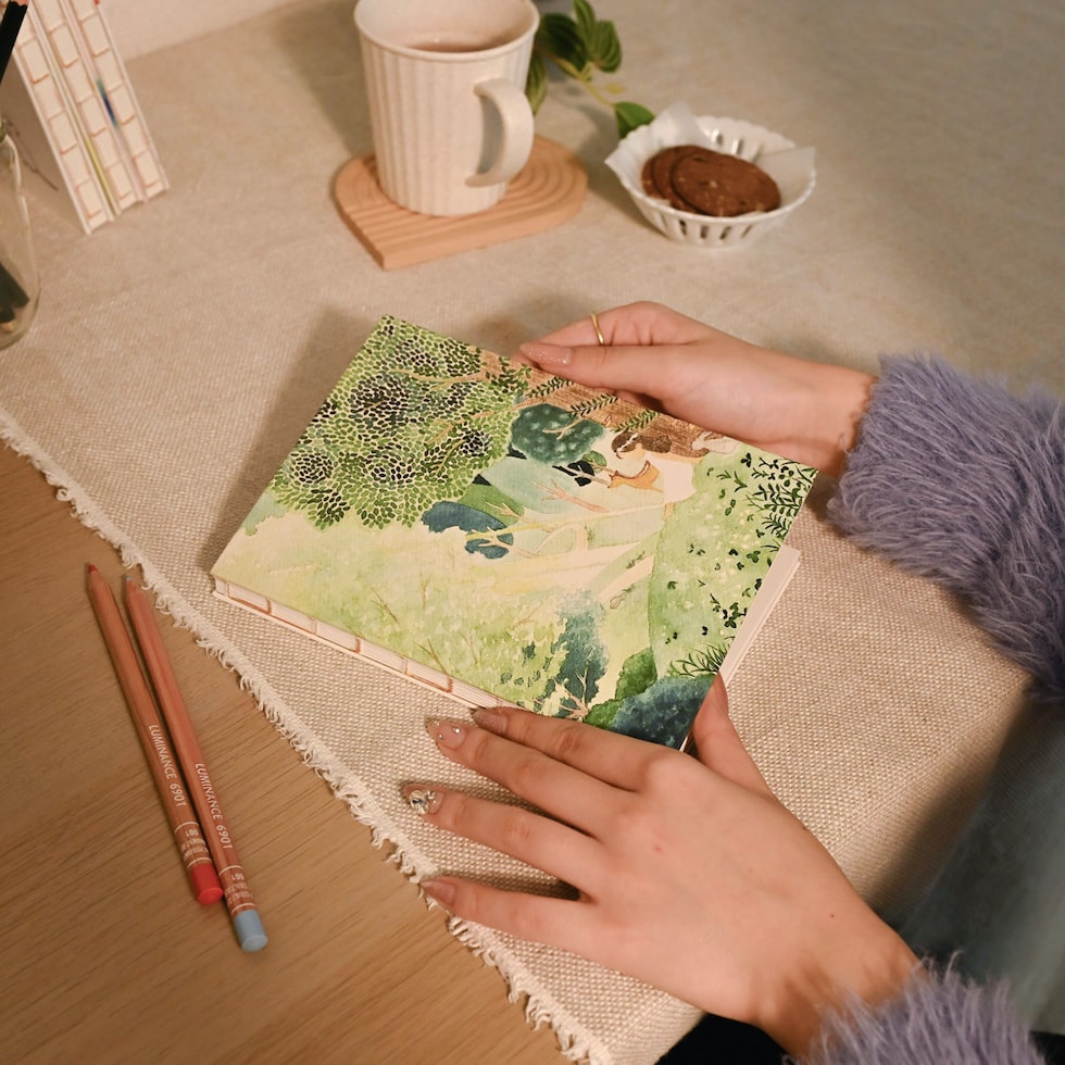 フェリッティ アーティストスケッチブック B6 森林浴 artist by 真由 (FESB-30168) ネコポス可