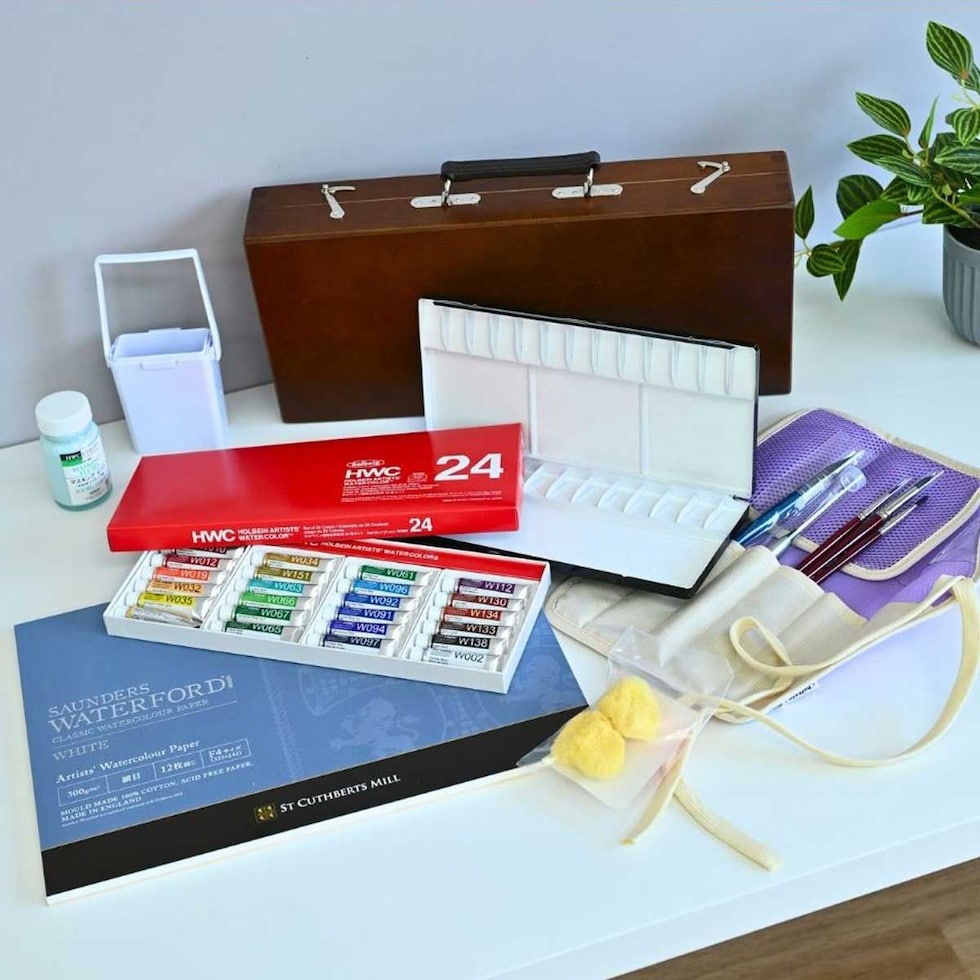 (掘り出し市) 限定アートセットシリーズ 水彩画セット (horidashi02) 初心者から熟練者まで 一式セット