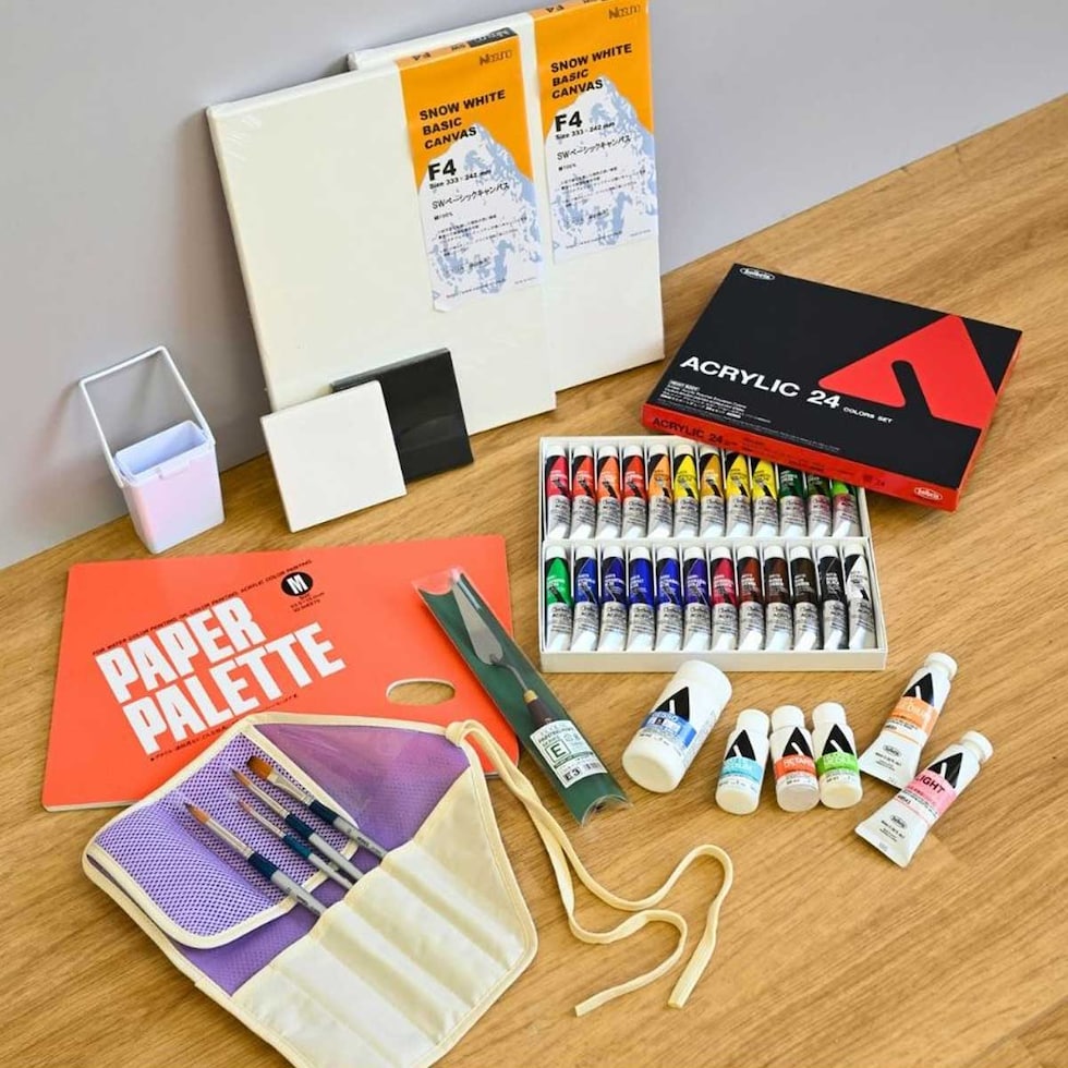 (掘り出し市) 限定アートセットシリーズ アクリル画セット (horidashi03) 初心者から熟練者まで 一式セット