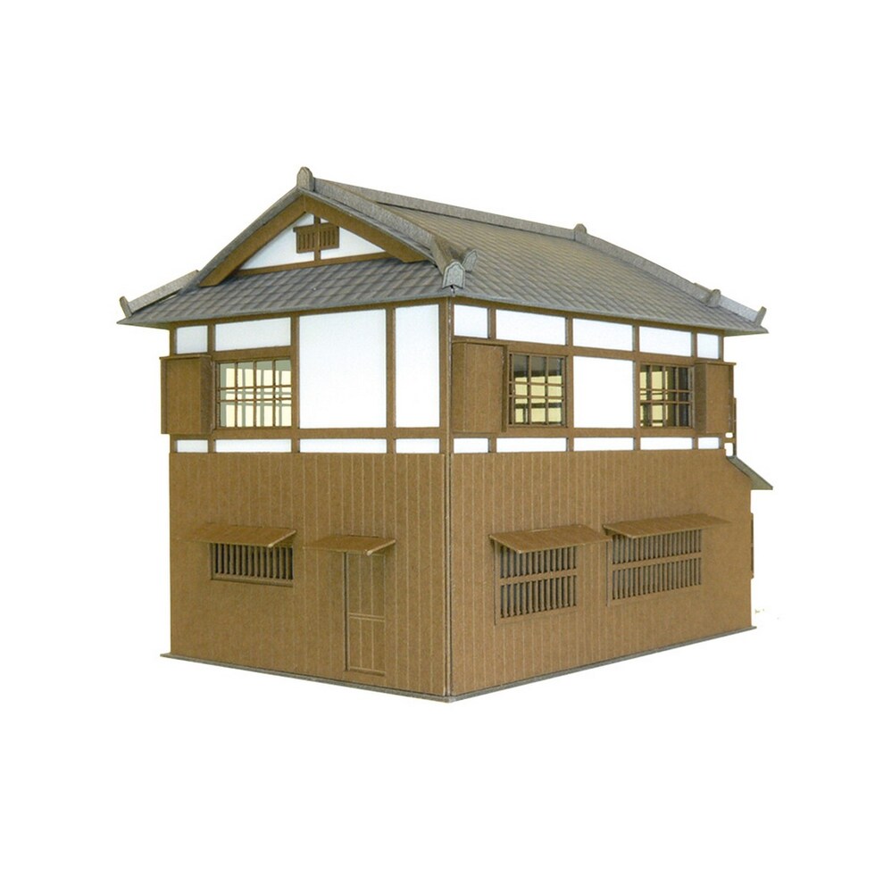 さんけい 情景 S=1/87・80 入母屋造りの町家 (MK05-03)