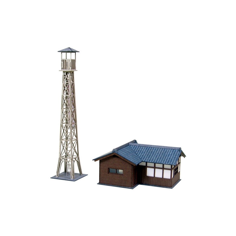 さんけい なつかしのジオラマ S=1/150 消防分団 (MP03-29)