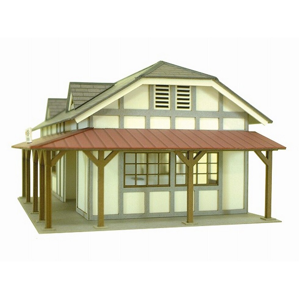 さんけい 情景 S=1/87・80 駅舎-3 (MK05-12)