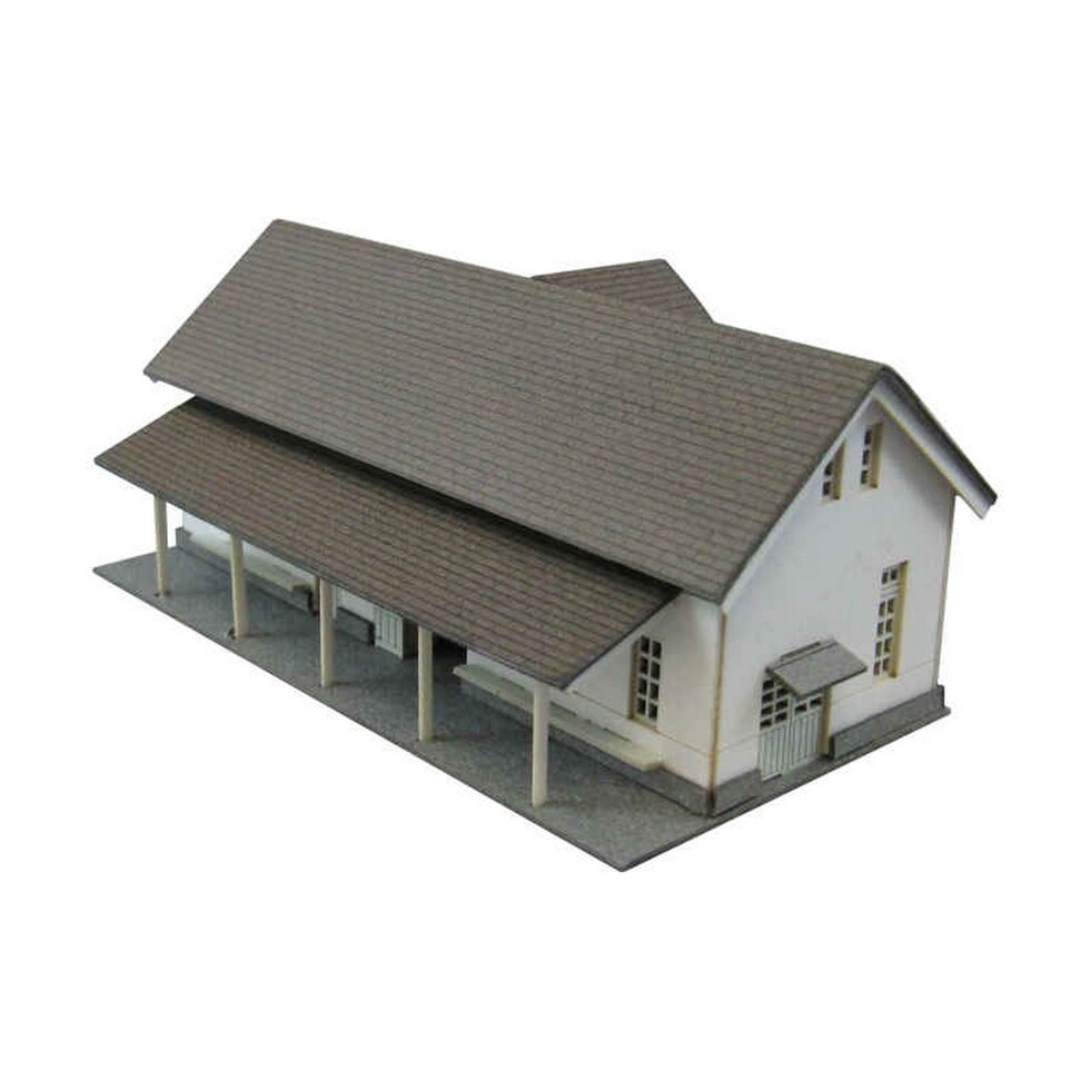 さんけい みにちゅあーと・プチ S=1/220 駅舎-1 (MP01-37)