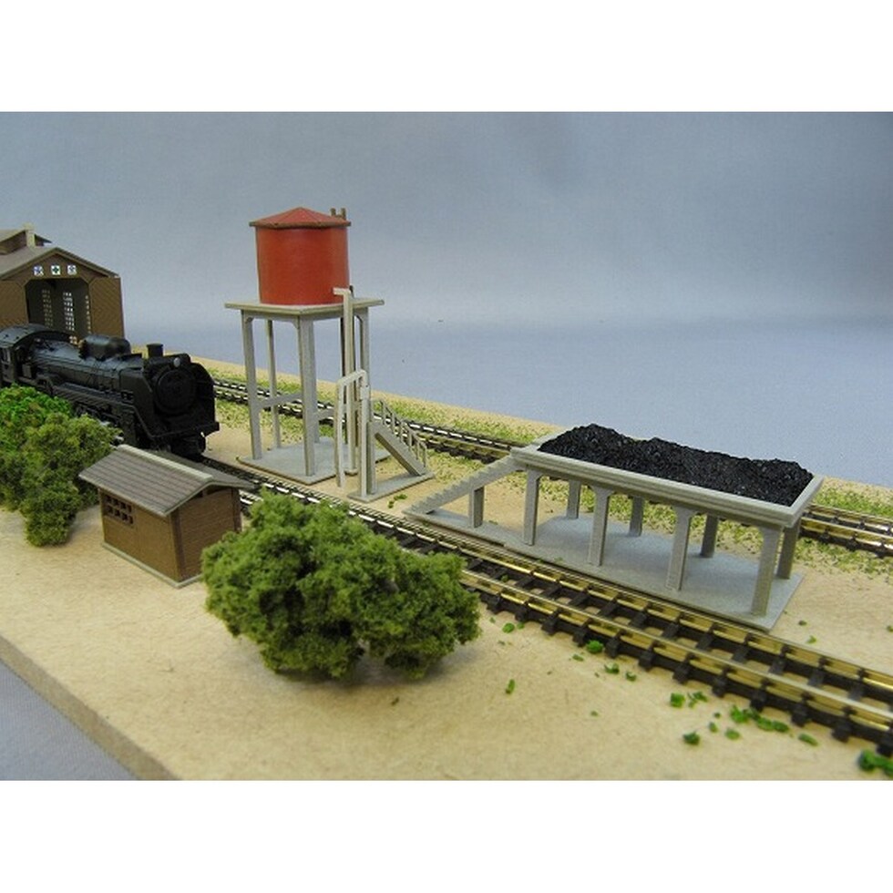 さんけい みにちゅあーと・プチ S=1/220 給炭台と給水塔 (MP01-46)