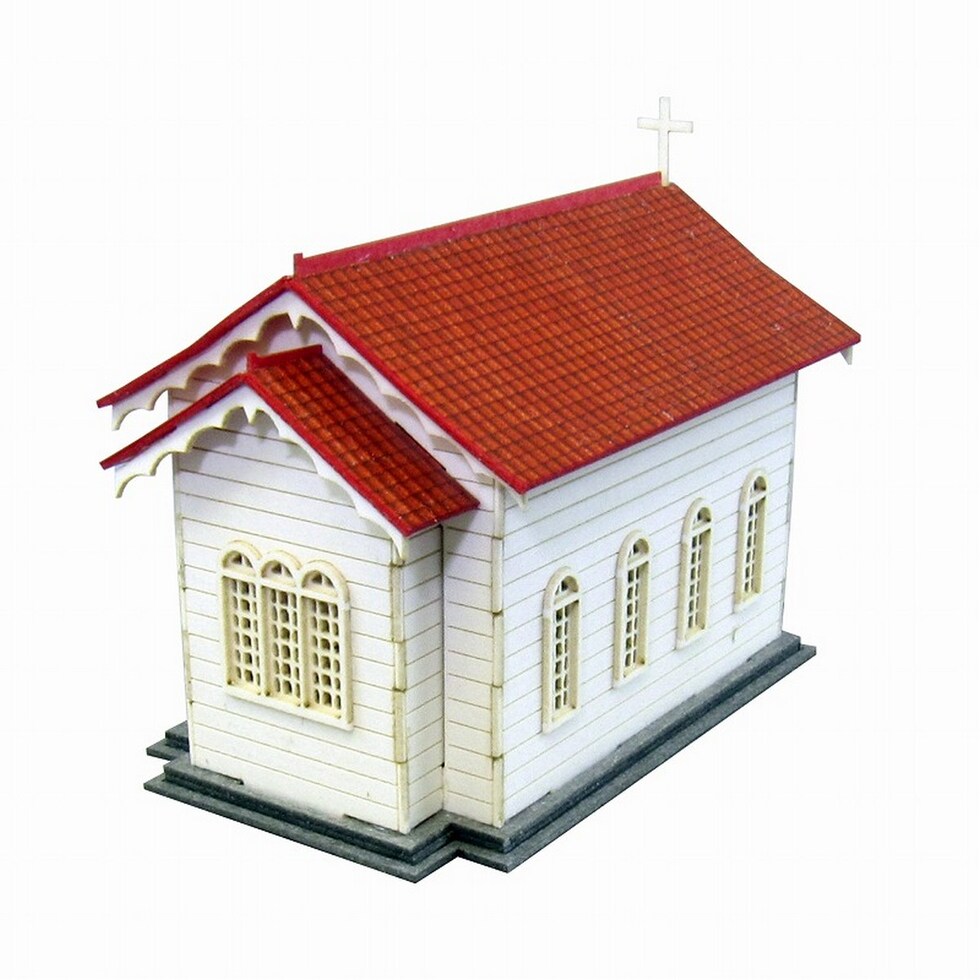 さんけい みにちゅあーと・プチ S=1/220 教会 (MP01-48)