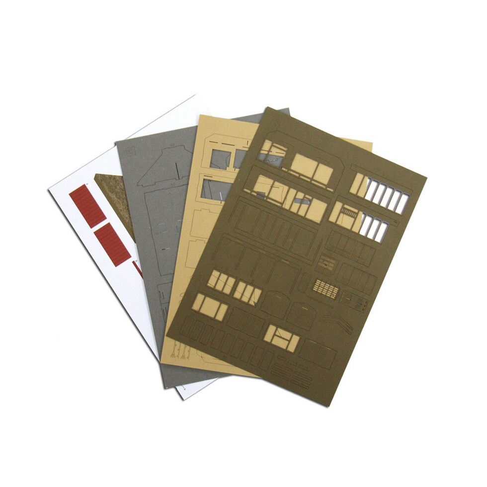 さんけい 情景 S=1/87・80 茅葺民家-2 (MK05-20)