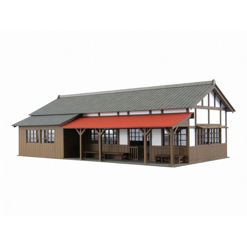 さんけい 情景 S=1/87・80 駅舎-4 (MK05-27)