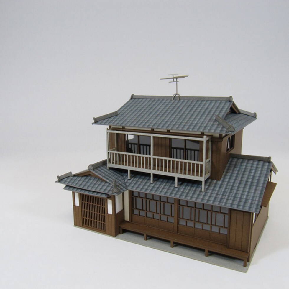 さんけい 情景 S=1/87・80 民家-3 (MK05-28)