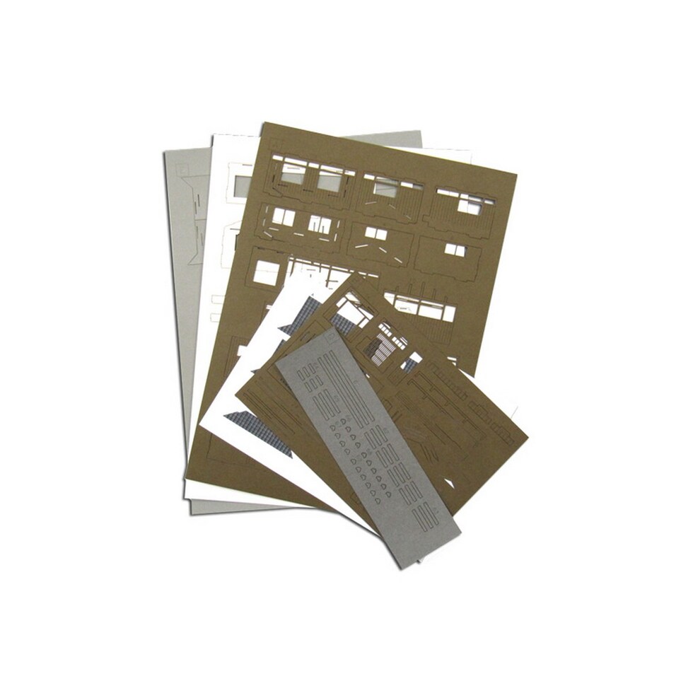 さんけい 情景 S=1/87・80 民家-3 (MK05-28)