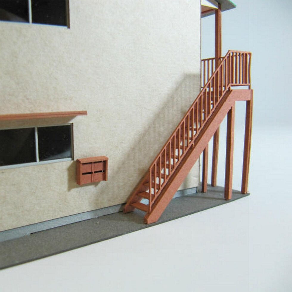 さんけい 情景 S=1/87・80 アパート (MK05-31)