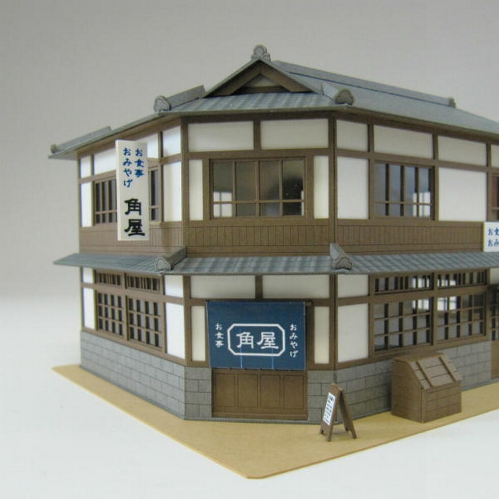 さんけい 情景 S=1/87・80 街角のお店-6 (MK05-32)