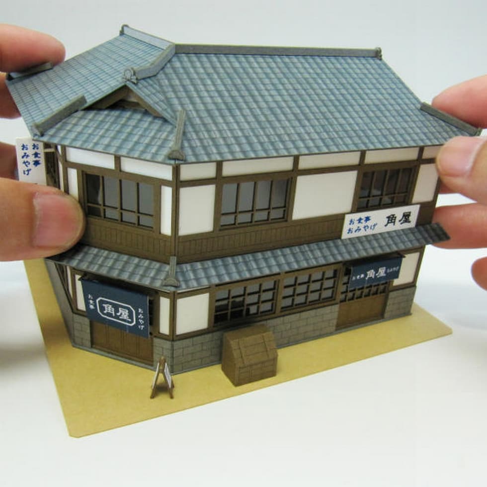 さんけい 情景 S=1/87・80 街角のお店-6 (MK05-32)