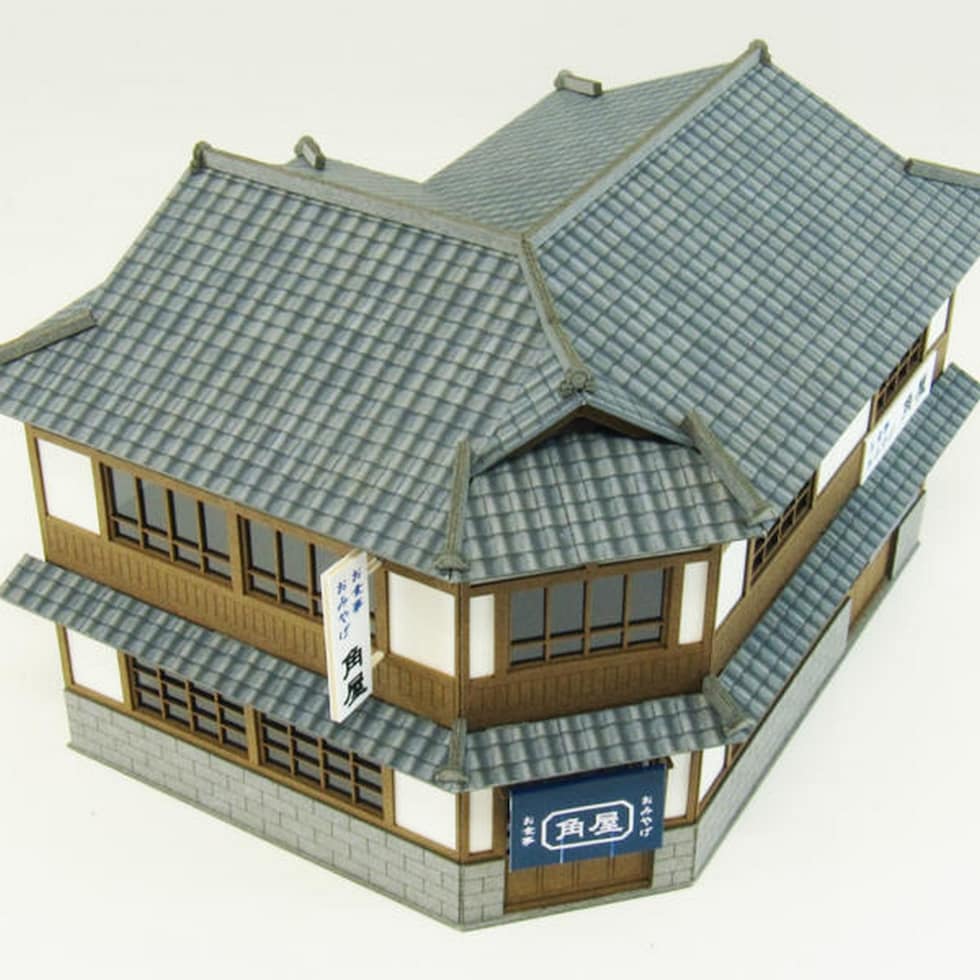 さんけい 情景 S=1/87・80 街角のお店-6 (MK05-32)