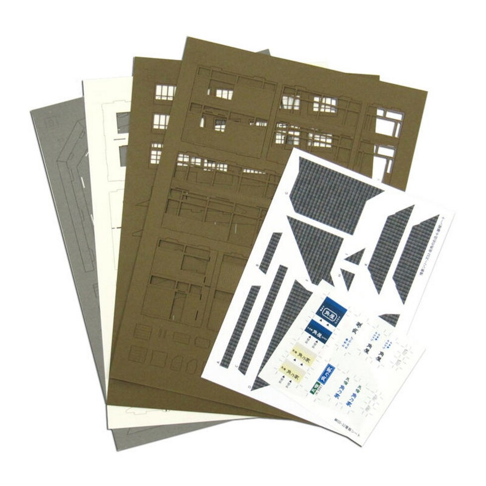 さんけい 情景 S=1/87・80 街角のお店-6 (MK05-32)