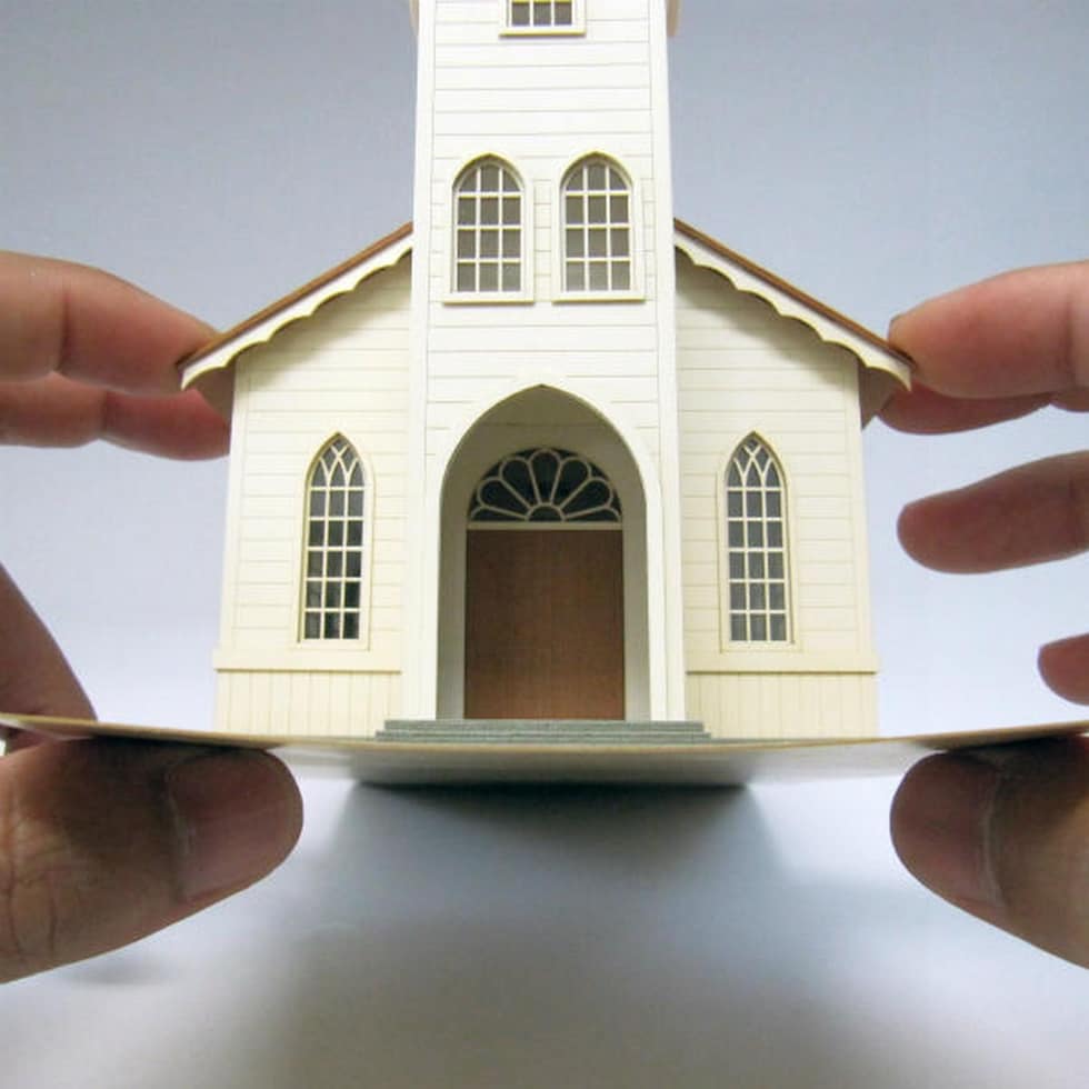 さんけい 情景 S=1/87・80 教会 (MK05-33)